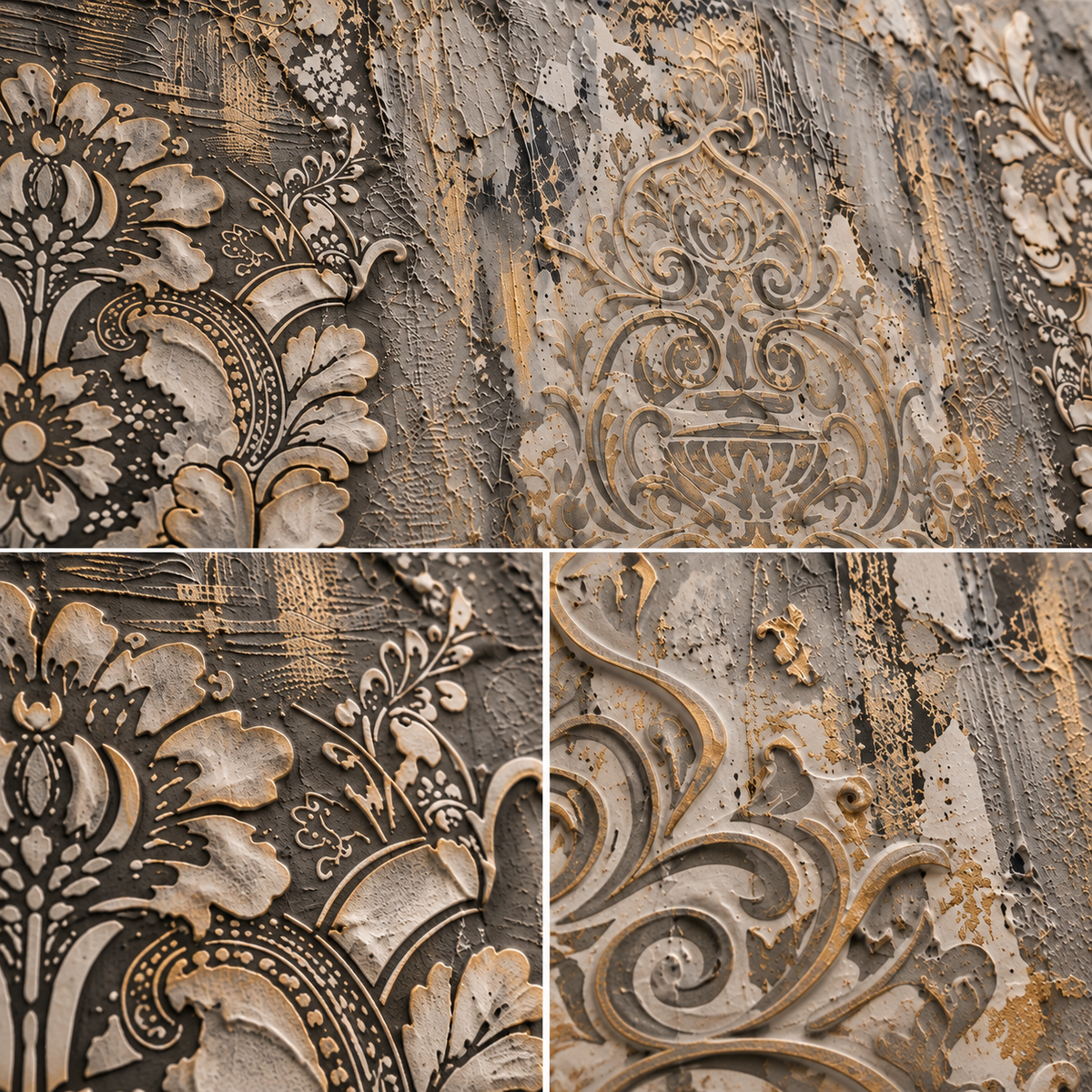 Microcemento e Patina – Arte Decorativa 120 × 63 cm