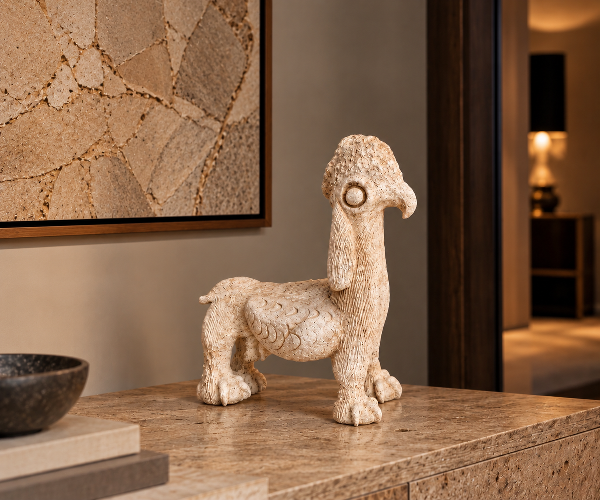 Scultura Aquila in Cartapesta – 30 × 50 × H 64 cm