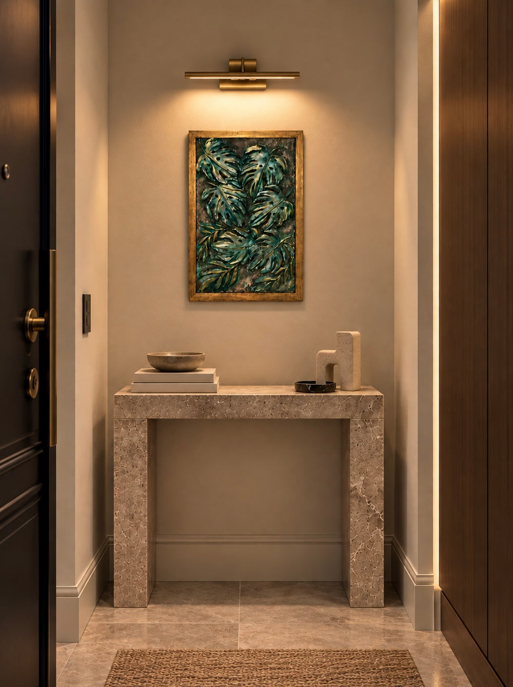 Gessatura Moderna Botanica – 40 × 60 cm