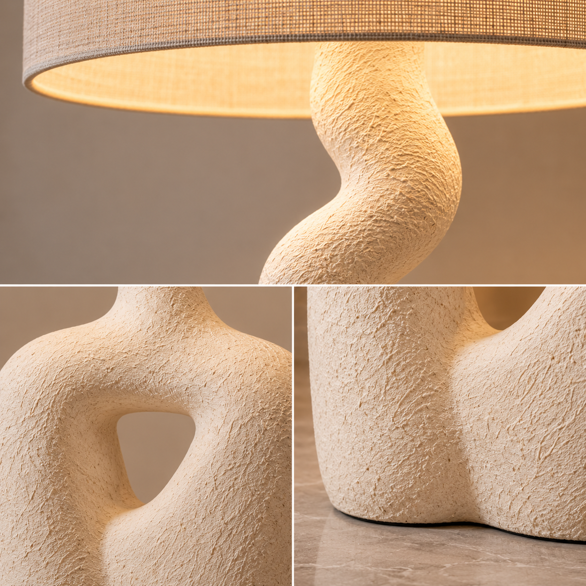 Lampada Scultorea in Cartapesta – H 88 cm