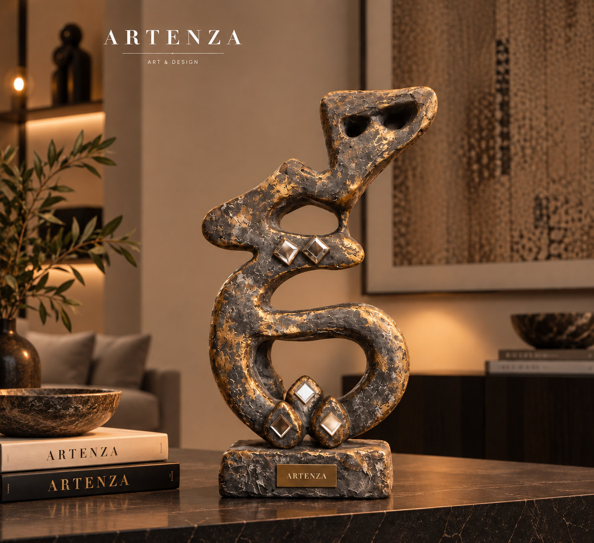 Scultura in Cartapesta “Hich” – 30 cm